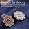 100PCS Mixed Pattern Vintage 3/4inch Wooden Buttons 2 Holes DIY Craft Sewing Random Flower Painting Buttons Hand-Made DIY Sewing Process Decorative Wooden Buttons Clothes Accessories 20mm Wood buttons